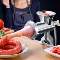 순대 넣는 기계 충진기 소시지 제조기 주입기 분쇄기, 12번 업그레이드 모델  관장 가능다진고기가능