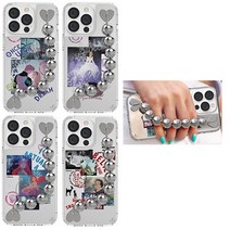 갤럭시S22플러스(S906) 디즈니 프린세스 콜라주 핸디스트랩 미러케이스 숏스트랩