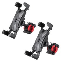 긱보드 원터치 자전거 핸드폰 거치대 2개, 블랙