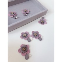 [그레이스샵] 리본공예 수공예 한복 악세사리 만들기 핸드메이드 반작품 꽃 만들기 재료 DIY 부자재 1pcs