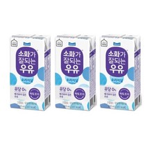매일 소화가 잘되는 우유, 190ml, 3개입