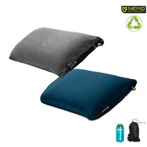 [NEMO] 니모 필로 럭셔리 수납 편한 대형 에어 베개 캠핑 휴대용, 어비스