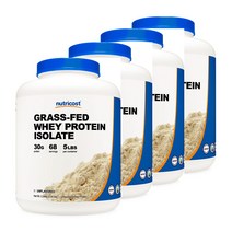 그래스 페드 웨이 프로틴 아이솔레이트 2lb 무맛 4병, 4개, 단품