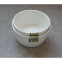 에릭스 단청백자 스프볼 소 고온 소성 초강화 도자기 죽공기 후식잔, 중, 1개