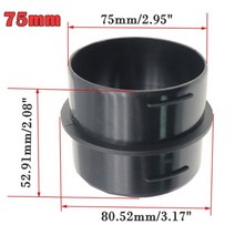 자동차히터부품 따뜻한 히터 주차 히터 90mm 75mm 60mm 42mm 에어 벤트 자동차 히터 공기 콘센트 방향 회전 webasto 트럭 자동차 부품, 75mm-2