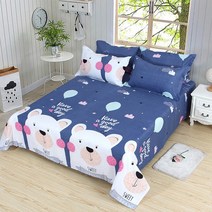 라지킹침대 퀸 킹 침대 플랫 시트 Comefortable 서리로 덥은 기숙사 청소년 매트리스 커버 일반 침구 Bedsheet, [04] 230cmX250cm, [09] 9