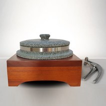 [금산돌그릇] 돌솥세트 (돌솥+사각받침+집게), 돌솥세트(18)