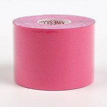 근육 헬스용품 크로스핏15 색상 Kinesiology 운동 테이프 복구 스포츠 면화 탄성 접착 스트레인 부상 휘트, 분홍색, 7.5cmx5m