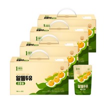 1am 알뜰 두유 고칼슘 콩 단백질 식사대용, 190ml x 80개(4box)