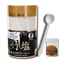 9회 경방원 자죽염 분말/가루250g 태움 용융소금 9번 구운 구죽염 +스푼+휴대용 빈 통, 1개