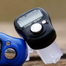 여고니야 손가락 계수기 디지털 카운터기 108배 측정1+1, 민트+스카이