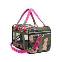 ROVERLUND 항공사 준수 애완동물 캐리어 정품보장, Camo Magenta