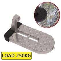 자동차브래킷삼각대 무선충전 2 in 1 접이식 자동차 차량 접이식 스테핑 사다리 car doorstep for kia sorento seltos sportage soul k3, 검은색