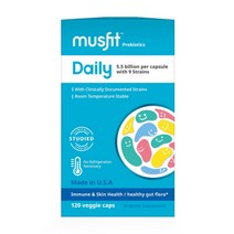 데일리 유산균 55억 실온보관 프로바이오틱스 120 베지 캡슐 Musfit, 1개