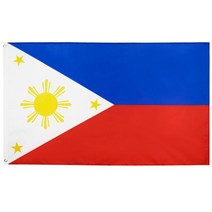 필리핀국기 동남아시아 동남아 국기 Philippines flag 세계국기, 90x60cm, 1개