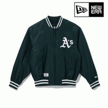 뉴에라 MLB 팀 스타디움 재킷 오클랜드 애슬레틱스 다크 그린