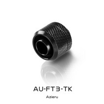 커스텀 수냉 4pcs azie au ft3 tk 38 id58 od 10x16mm 튜브, 검은색