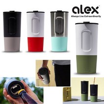 알렉스 보온보냉병 텀블러 12온스 355ml, 상세설명 참조, 12온스 화이트/퍼플그레이