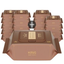 킹 프리미엄 저자극 유아물티슈 캡형 20팩 스클12퍼 19800원 한팩당 990원