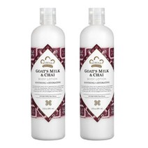 Nubian Heritage 누비안 헤리티지 바디로션 고트 밀크&차이 13oz(384ml) 2팩