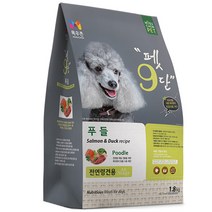 목우촌 전연령용 오리 펫9단 푸들 전용사료, 1개, 108kg