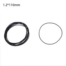 오디오부품 무선모듈 연산증폭기 10pcs 1.2mm 너비 범용 믹스 카세트 테이프 기계 벨트 cd dvd 레코더 용 모듬 일반 드라이브 플랫 고무 벨트 워크맨, 110mm