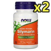 나우푸드 더블 실리마린 300mg 50베지캡슐 2개