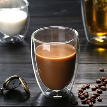 오너클랜 투명 커피 머그잔 북유럽 이중유리 예쁜 머그컵 350ml_W6F1C3B, 350ml