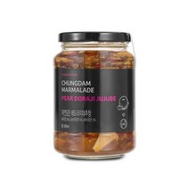 청담라이프 프리미엄 배 도라지 대추청 수제 과일청 500ml, 3개