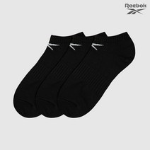 리복 에슬레틱 스니커즈 3팩 RBDATSN-3, 블랙