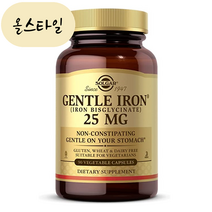 솔가 젠틀 철분 25mg 베지터블 캡슐, 90개입, 1개, 90정