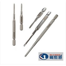비트원 국산 단면십자 드라이버비트 낱개 65mm 100mm 150mm, 2ΦX4.5X150mm