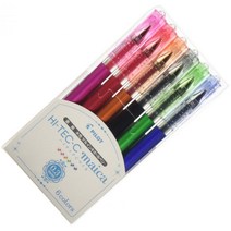 PILOT 파일럿 하이텍씨마이카 0.3mm 극세볼펜 6색(LHM-90C3-6C), 1개, 상품명참조