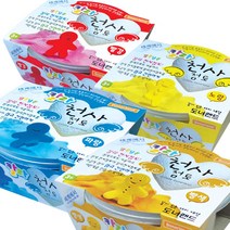 [문구티쳐] 도너랜드 천사점토 30g (4색세트) / 천사점토 20g 칼라천사점토 - 점토놀이 클레이만들기 클레이 찰흙 만들기 diy, 도너랜드 천사점토 30g노랑
