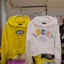더데이걸 NC12 파스텔 팔레트 크롭 후드 TGMH21101
