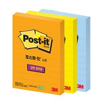 ™친환경 포스트잇 강한점착 657라인노트™ 0817 [[PLAB]], 크림블루