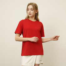 코트나 스판 라운드 반팔 티셔츠 SP522 여름 단체복 무지티 기본티 반티 유니폼 행사티 남녀공용