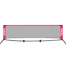 족구 네트 배드민턴 풋살 배구 야외 경기 테니스 규격 간이 족구장 펜션 야유회 체육관 공원 코트, 단일사이즈, 레드 6.1M고급