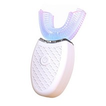 전동 음파칫솔 자형 소닉 소프트 헤어 남녀 치아미용기 충전 자동 치아 청소기, 평범한 흰색