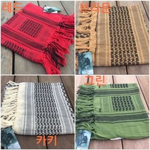 고급 밀리터리 택티컬 스카프 아랍 쉐마그 등산 아웃도어 사계절 스카프, 카키