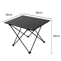 캠핑테이블 스노우픽 접이식테이블 휴대용 책상 초경량 알루미늄 하이킹 낚시 바베큐 피크닉, 빨간색