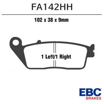 EBC 버그만650 프론트 브레이크패드 FA142HH