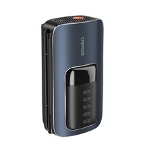 레저용 멀티 콤프레샤 전기 디지털 저소음 유무선 Portable Car Air Compressor Multi-Function Tire Infla, 01 Blue