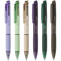 모나미 FX ZETA C3 3색 볼펜 낱개 / 0.5mm / 0.7mm / 유성볼펜 / 다색 볼펜 / 고무그립 / 부드러운 필기감 / 노크타입 / 클립 장착, 0.5mm 더스티 그린
