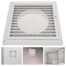 환기 커버 에어 그릴 리턴 필터 바닥 덕트 Hvac 스틸 벤트 금속, 01 White