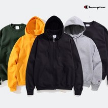 챔피온 길단 기모 맨투맨 후드티 후드집업 07.길단 88600 아시안핏 후드집업 레드/XL
