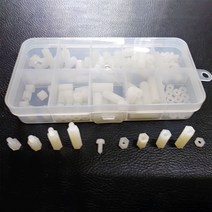 하비피플 나일론 스페이서 기둥 포스트 너트 흰색 육각 M3 세트 키트 올드 RC 부품 개조 DIY 복원 리빌드 수리키트 10종 120개