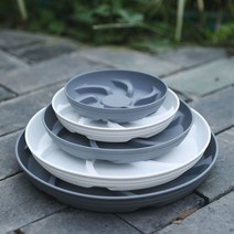 스파이럴 회오리 동그라미 과습방지 받침 DT-200, 그레이