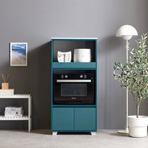 히트가구 [착불] L380 높은 광폭 렌지대 600 2colors, 화이트