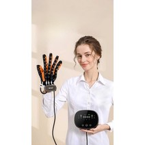 손가락 재활 훈련 운동 장비 교정 운동 장갑, 블루D (오른쪽 XXL)  + 스플릿 핑거
